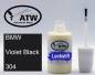 Preview: BMW, Violet Black, 304: 20ml Lackstift, von ATW Autoteile West.